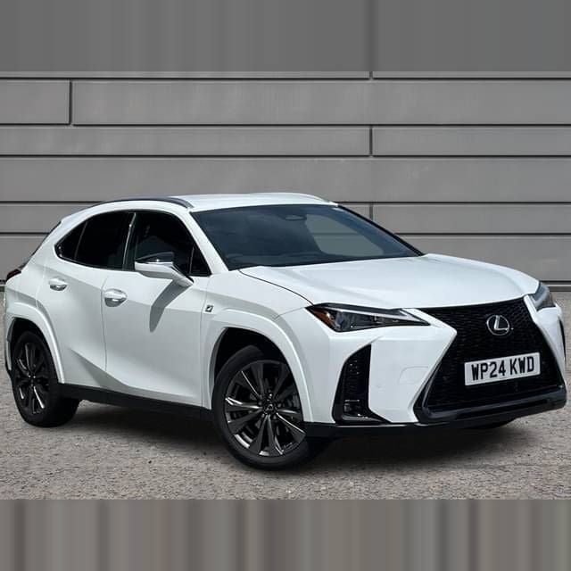 F sport white Used 2024 Lexus UX Sport Line SUV | £29,950 (Expensive) - Image 1/4