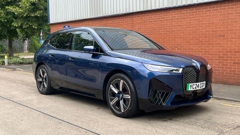 Blue Used 2024 BMW iX M Sport SUV | £64,800 (Expensive) - Image 1/4