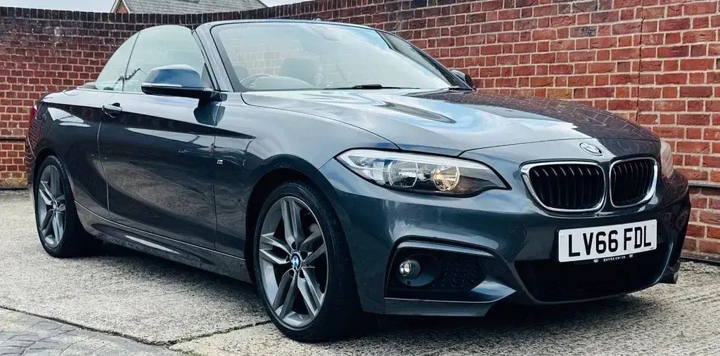 Used BMW 218 M Sport 136 HP (100 kW) 2016 Grey Cabriolet