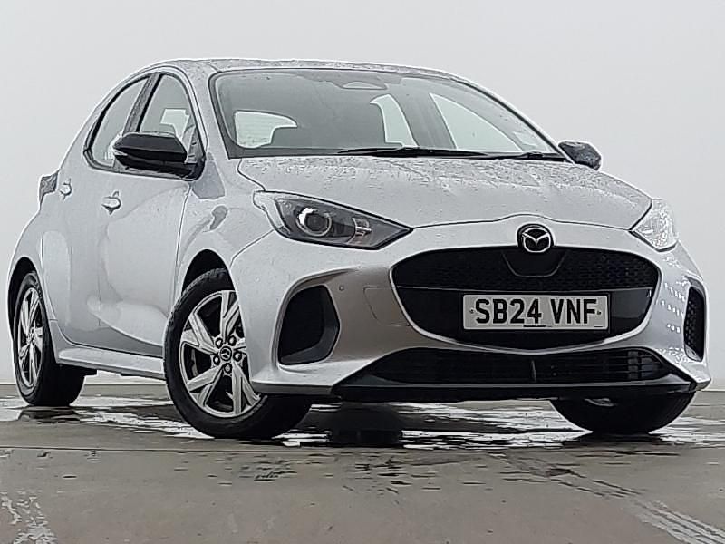 Silver Used 2024 Mazda 2 Exclusive-Line Hatchback | £15,998 (Fair price) - Image 1/4