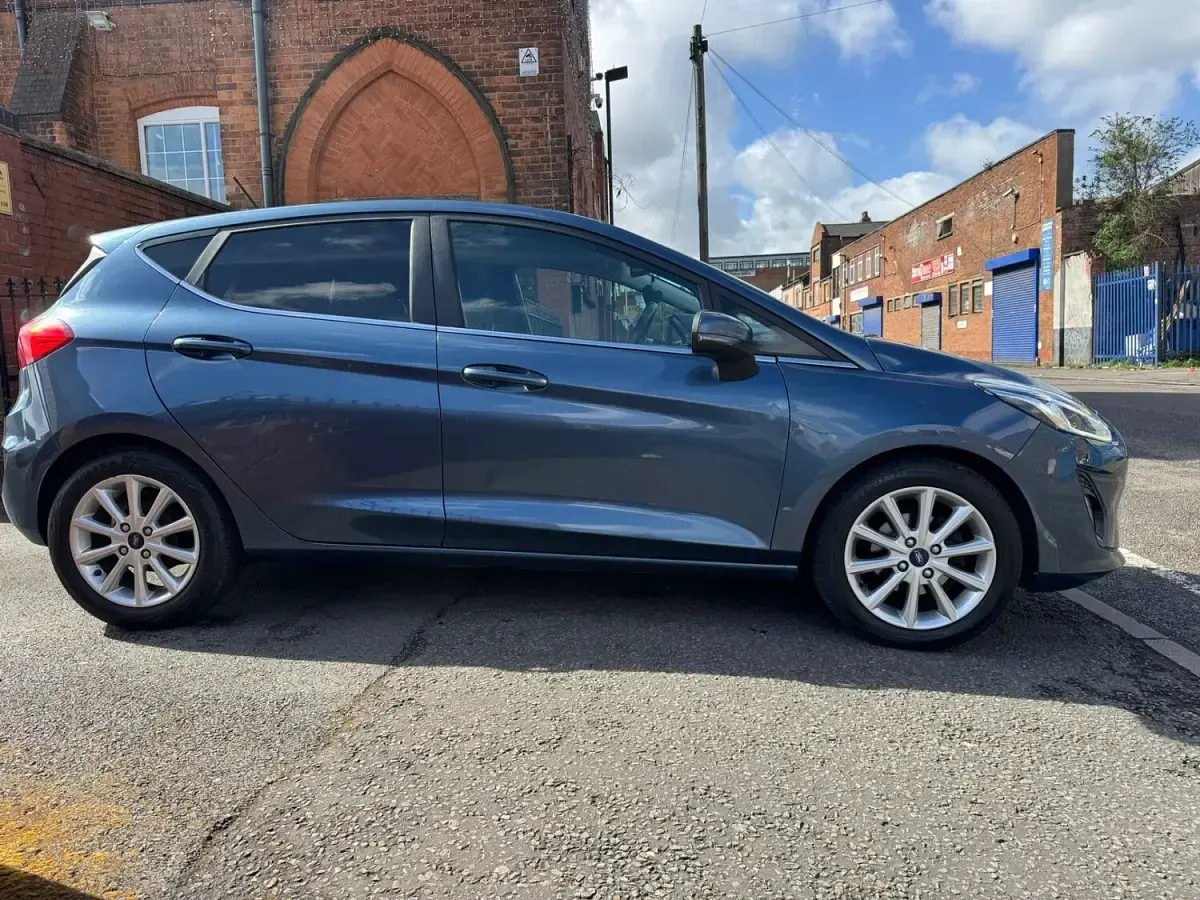 Used Ford Fiesta Titanium 2019 Blue Hatchback