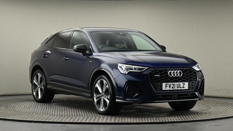 Navarra blue Used 2021 Audi Q3 Sportback Black Edition SUV | £26,700 (Fair price) - Image 1/4