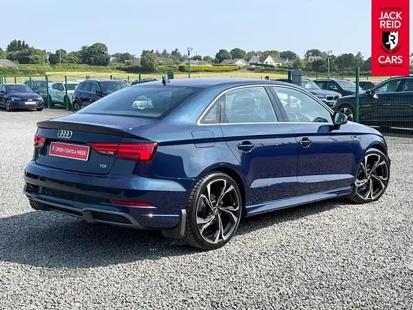 Used Audi A3 S-Line 150 HP (110 kW) 2017 Blue Sedan