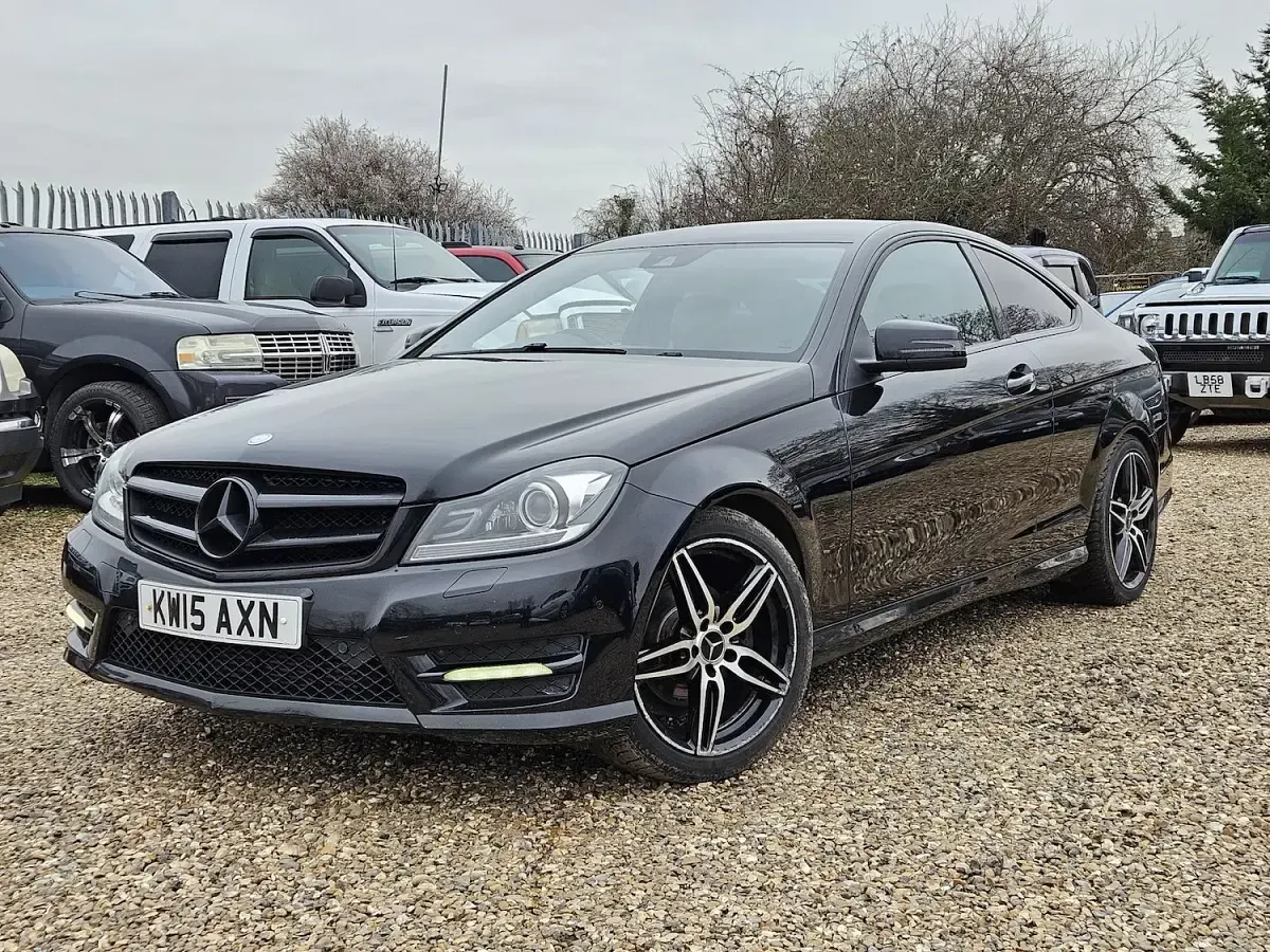 Used Mercedes C220 Sport Edition 170 HP (125 kW) 2015 Black Coupe