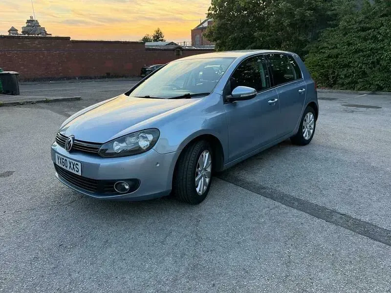 Used VW Golf VI SE 122 HP (89 kW) 2010 Blue Hatchback