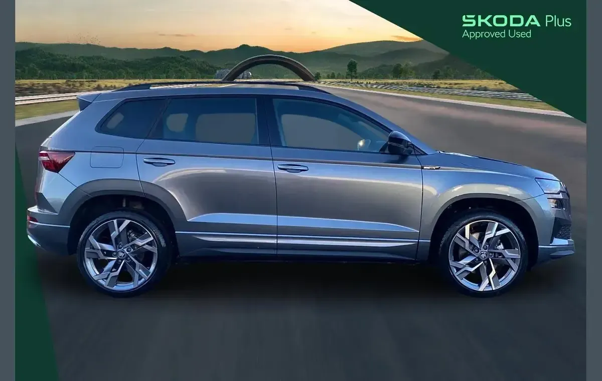 Used Skoda Karoq SportLine 150 HP (110 kW) 2025 Graphite grey metallic SUV
