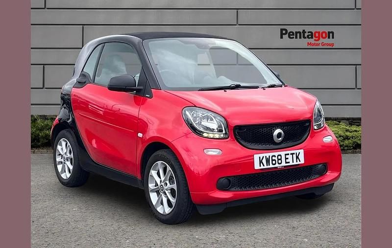 Used Smart ForTwo Coupé Passion 71 HP (52 kW) 2019 Black Coupe