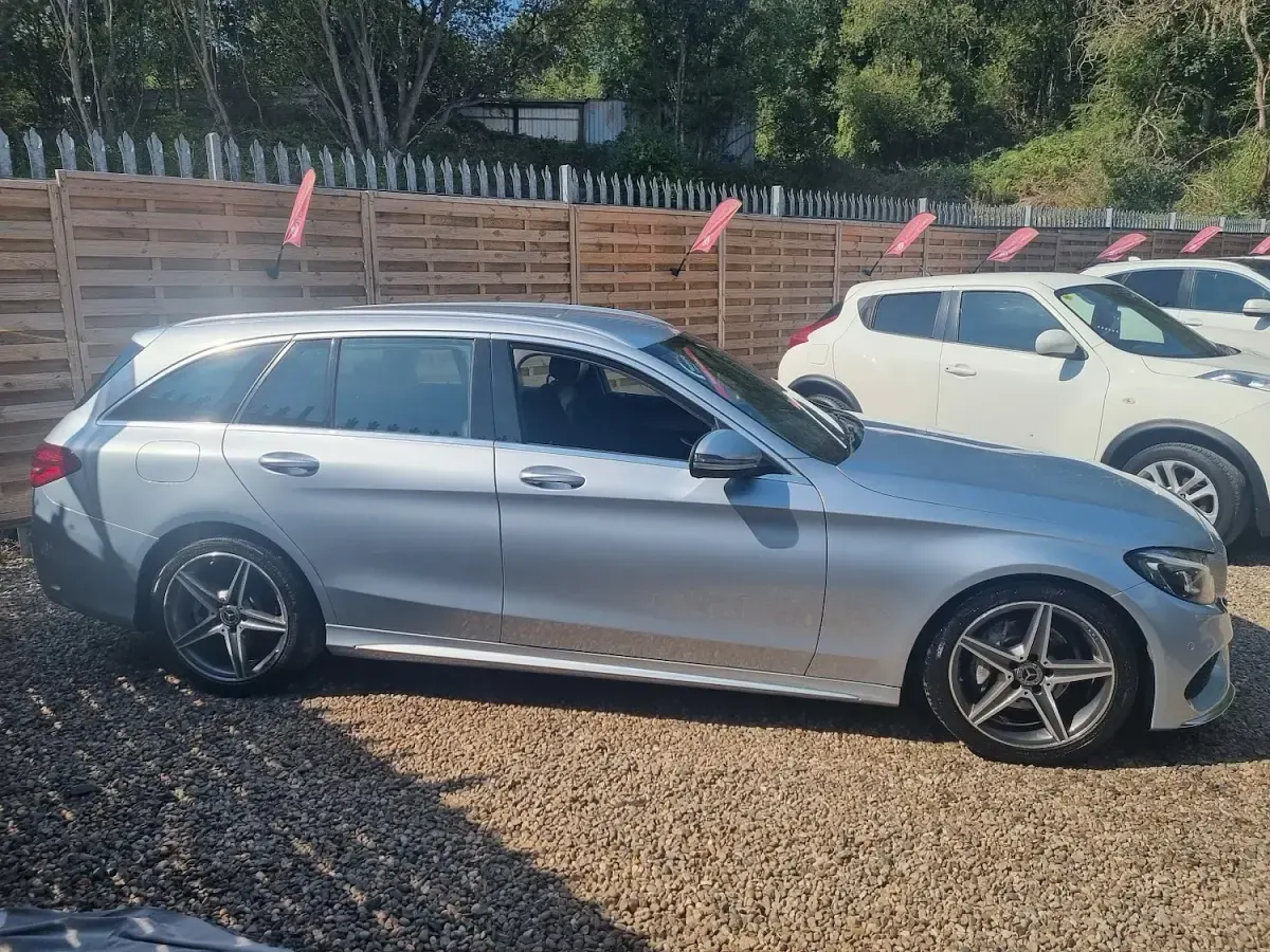 Used Mercedes C220 AMG line 2018 Silver Estate