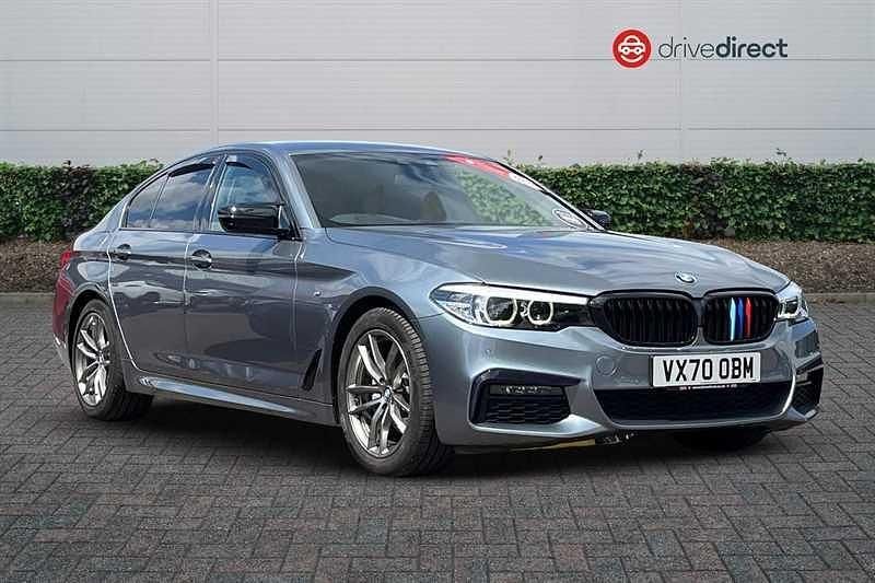 Blue Used 2020 BMW 520 M Sport Sedan | £18,250 (Good price) - Image 1/4