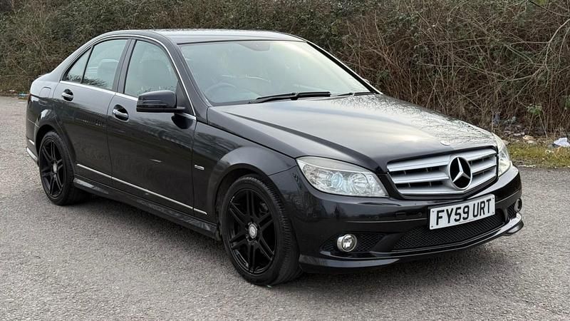 Black Used 2009 Mercedes C220 Sedan | £2,795 (Good price) - Image 1/4