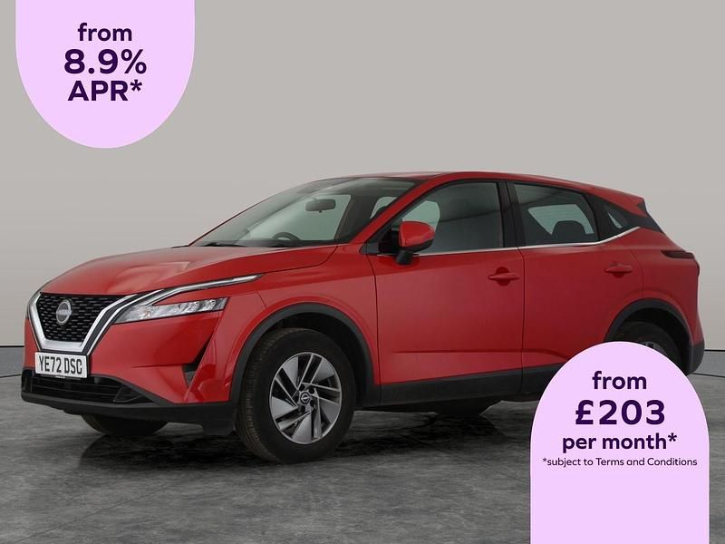 Red Used 2022 Nissan Qashqai Acenta Premium SUV | £16,245 (Super price) - Image 1/2