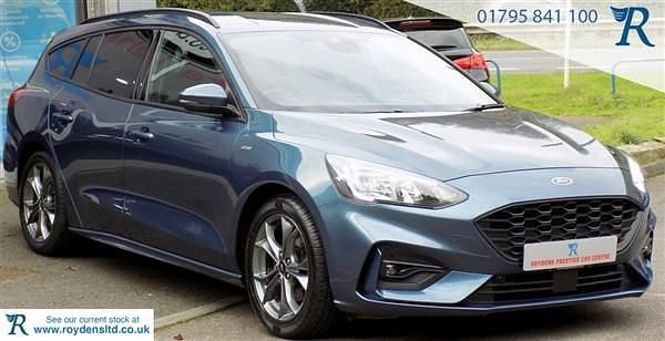 Blue Used 2021 Ford Focus ST-Line Estate | £13,990 (Fair price) - Image 1/1