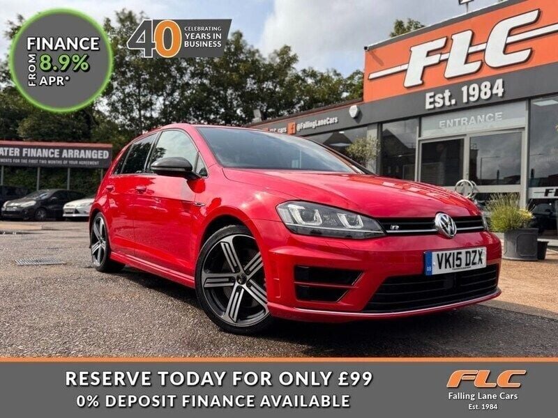 Red Used 2015 VW Golf VII R Hatchback | £14,499 (Fair price) - Image 1/4