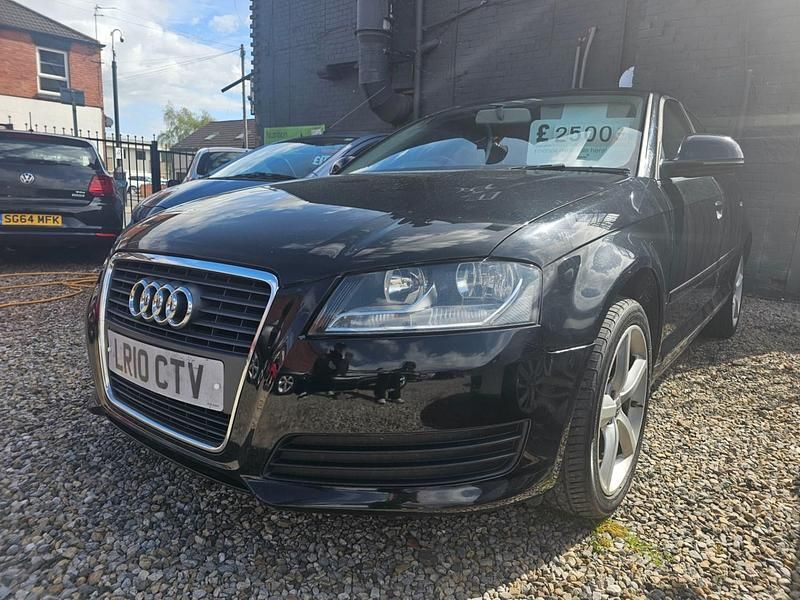 Begagnad Audi A3 102 HK (75 kW) 2010 Svart Halvkombi