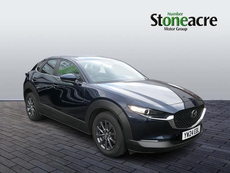 Blue Used 2024 Mazda CX-30 Center-Line SUV | £16,995 (Good price) - Image 1/4