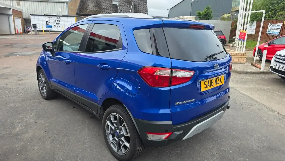 Used Ford Ecosport Titanium 95 HP (69 kW) 2016 Blue SUV