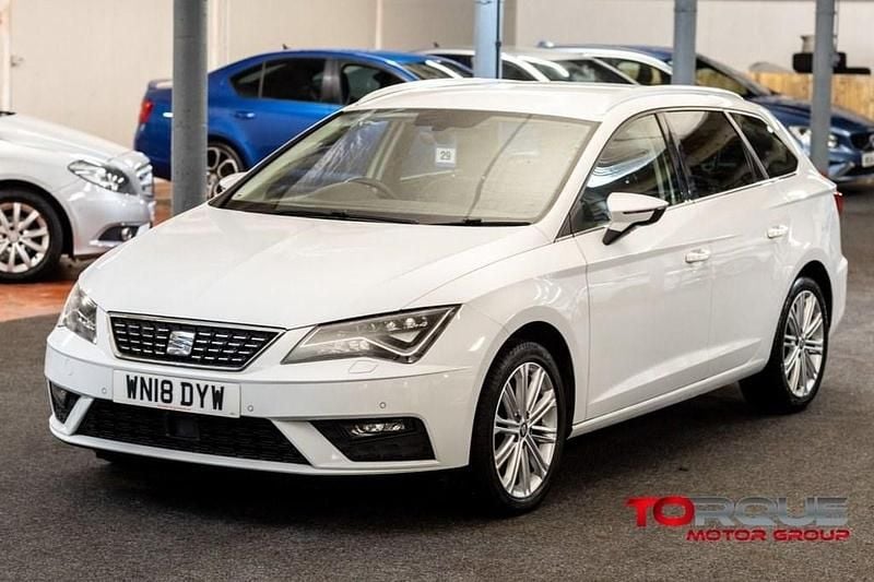 Used Seat Leon ST XCELLENCE 150 HP (110 kW) 2018 White Estate