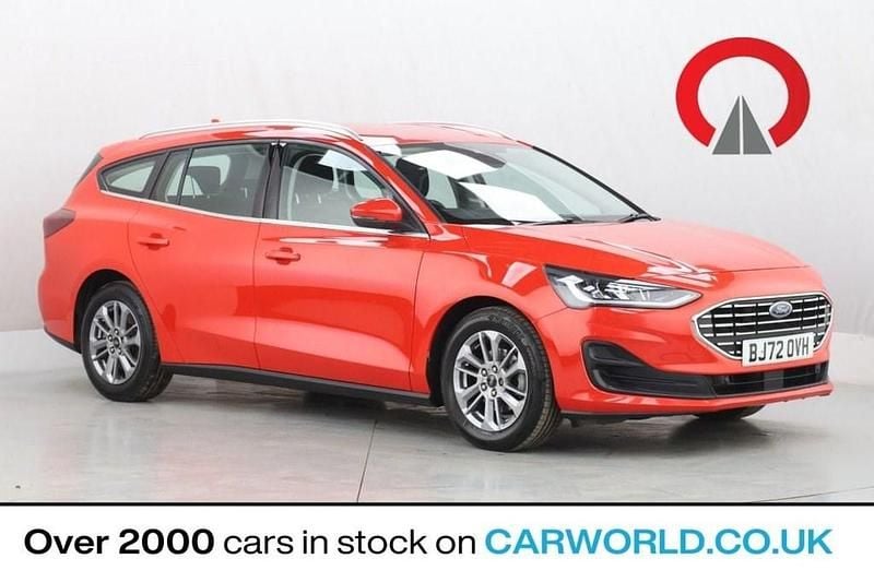 Used Ford Focus Titanium 125 HP (91 kW) 2022 Red Estate