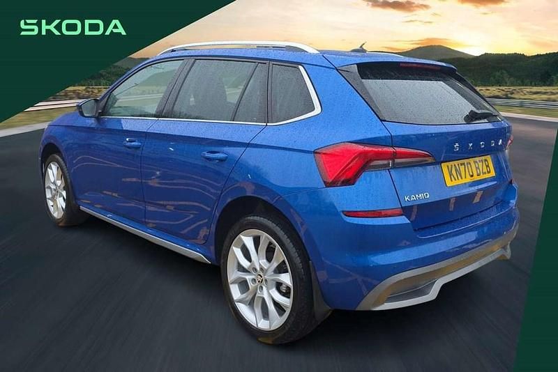 Used Skoda Kamiq SE L 147 HP (108 kW) 2021 Blue SUV