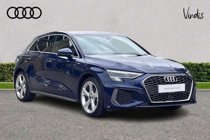 Blue Used 2023 Audi A3 S-Line Hatchback | £24,900 (Fair price) - Image 1/4