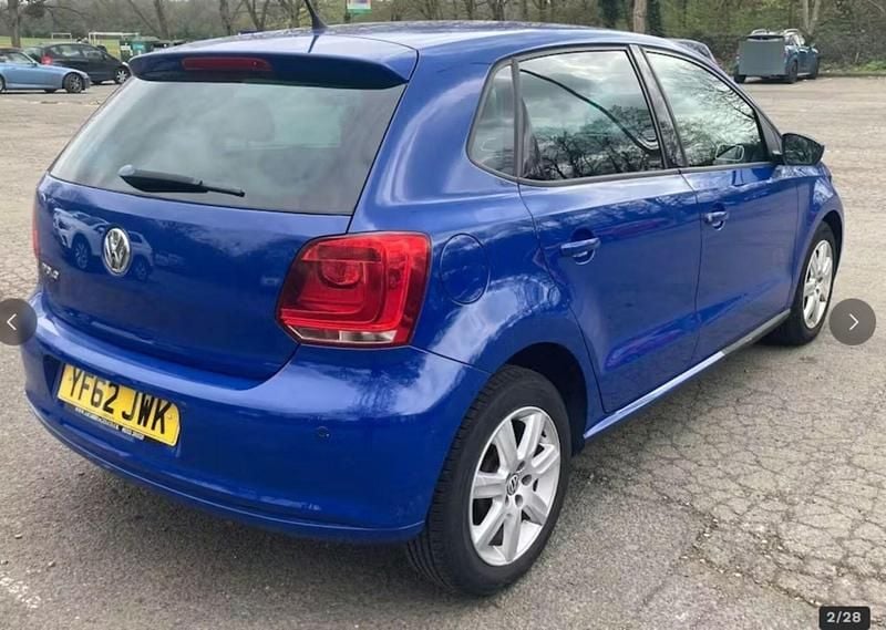 Used VW Polo Match 60 HP (44 kW) 2013 Blue Hatchback
