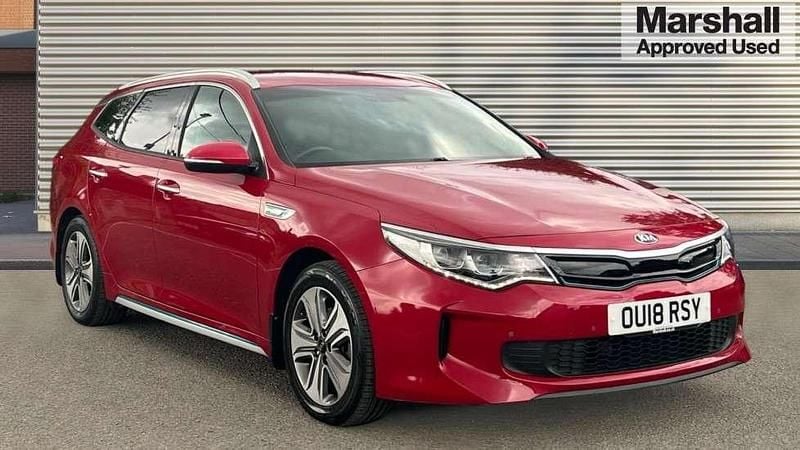 Red Used 2018 Kia Optima Hybrid 2 Sedan | £13,790 - Image 1/4