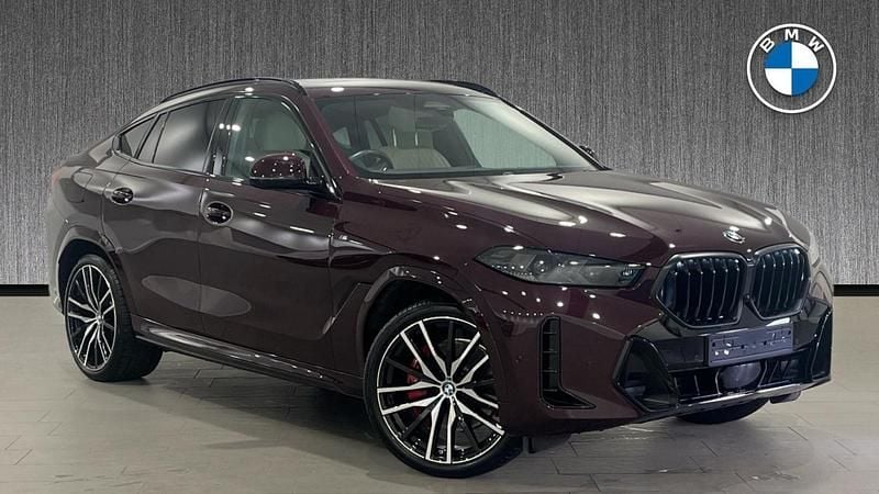 Mauve/purple Used 2025 BMW X6 M Sport SUV | £65,499 (Fair price) - Image 1/4