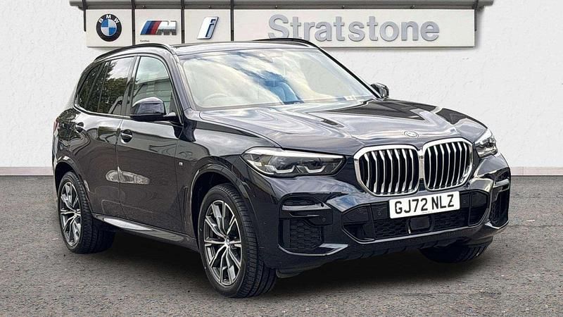 Black Used 2022 BMW X5 M Sport SUV | £46,995 (Good price) - Image 1/3