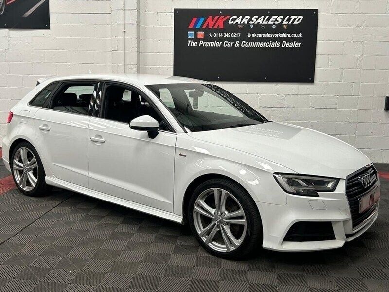 White Used 2016 Audi A3 Sportback S-Line Hatchback | £8,995 (Fair price) - Image 1/4