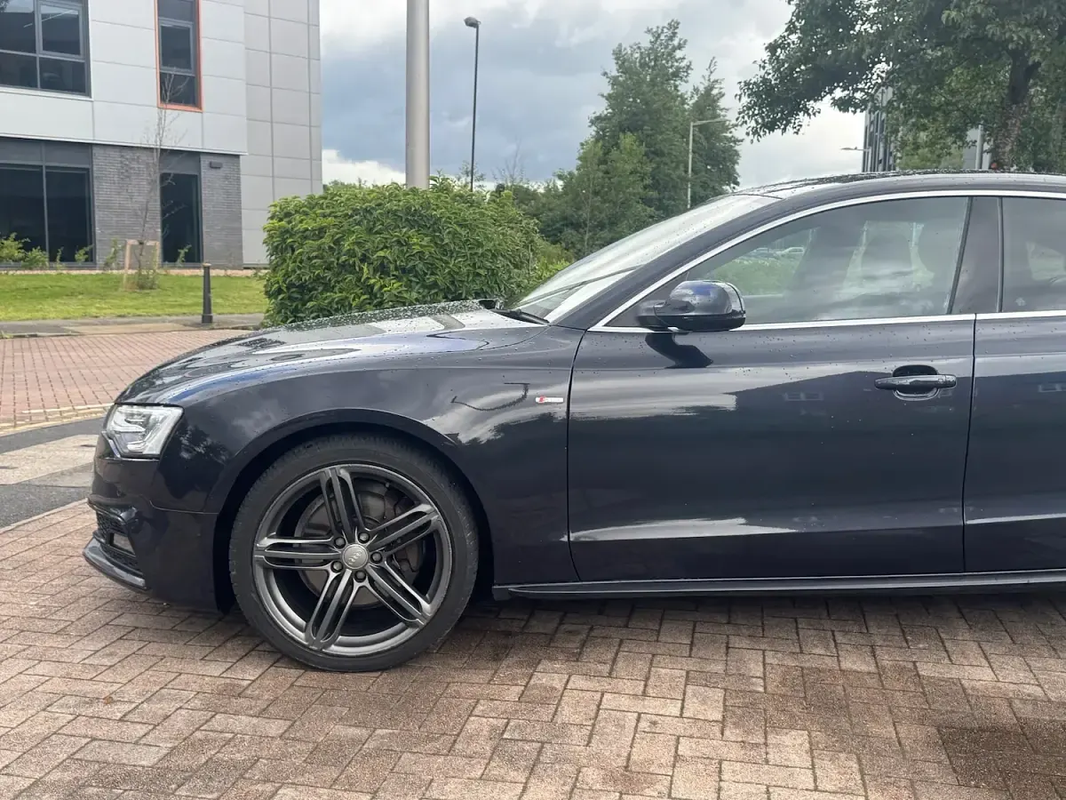 Used Audi A5 S-Line 245 HP (180 kW) 2013 Blue Coupe