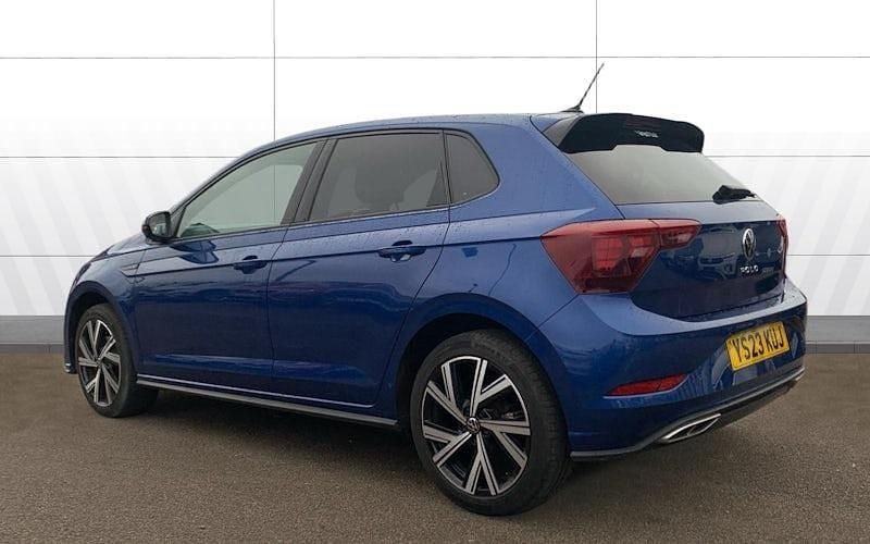 Used VW Polo R-line 110 HP (80 kW) 2023 Blue Hatchback