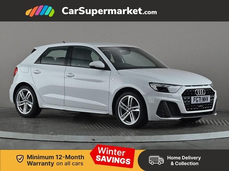 White Used 2021 Audi A1 S-Line Hatchback | £16,676 (Fair price) - Image 1/3