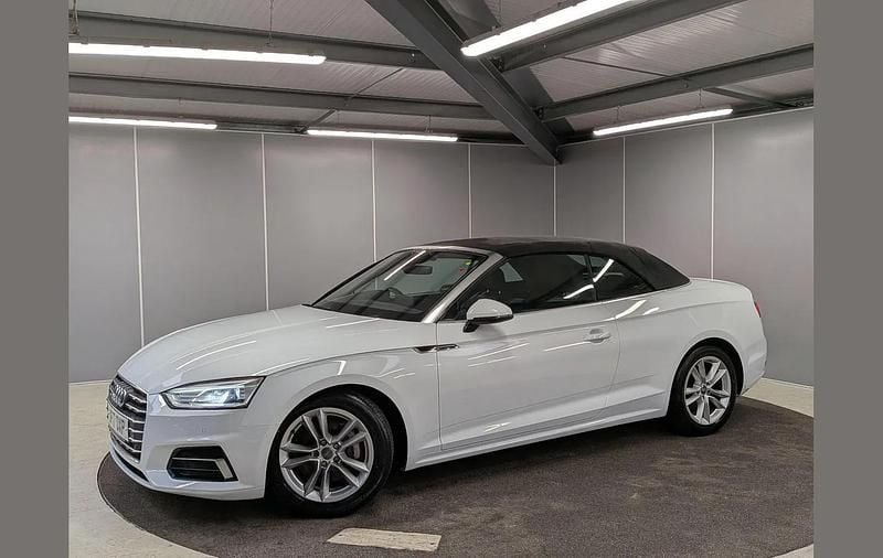 Used Audi A5 Cabriolet Sport 187 HP (137 kW) 2017 White Cabriolet