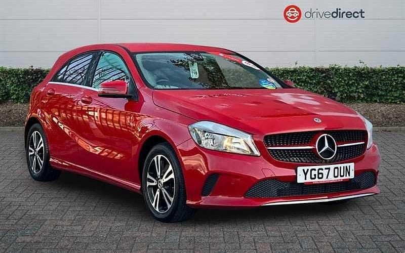Red Used 2018 Mercedes A160 Executive Hatchback | £13,250 (Fair price) - Image 1/4