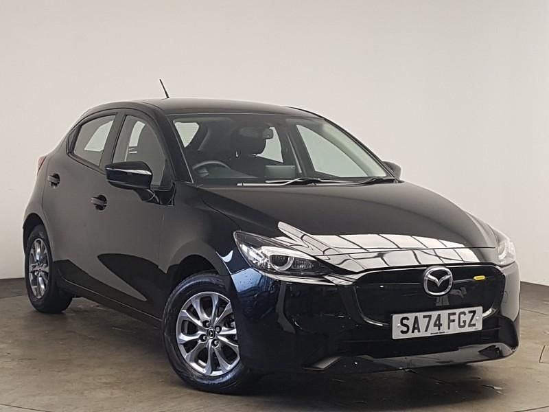 Black Used 2024 Mazda 2 Center-Line Hatchback | £14,498 (Fair price) - Image 1/4