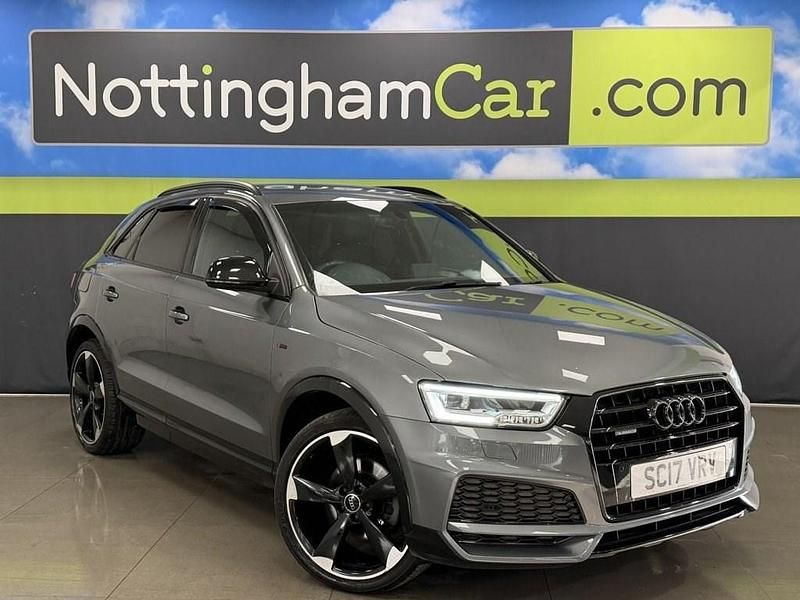 Usado Audi Q3 Black Edition 184 HP (135 kW) 2017 Cinzento SUV