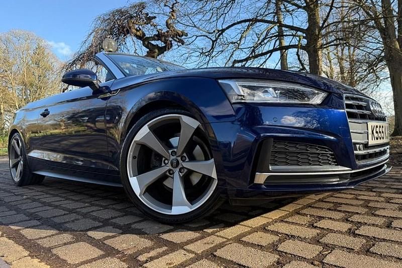 Used Audi A5 S-Line 190 HP (139 kW) 2020 Blue Coupe