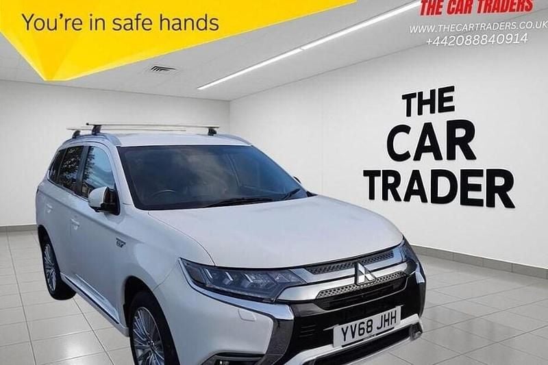 White Used 2019 Mitsubishi Outlander P-HEV SUV | £12,288 (Good price) - Image 1/1