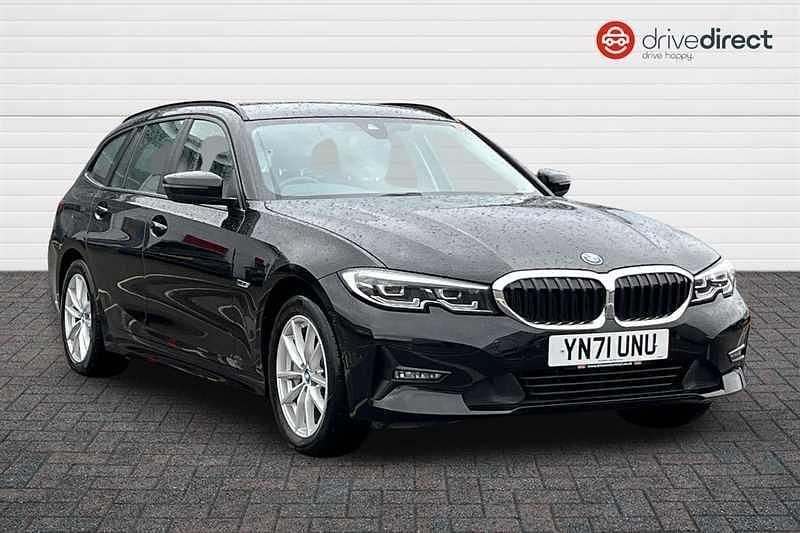 Used BMW 330e Impressive 2021 Black Estate