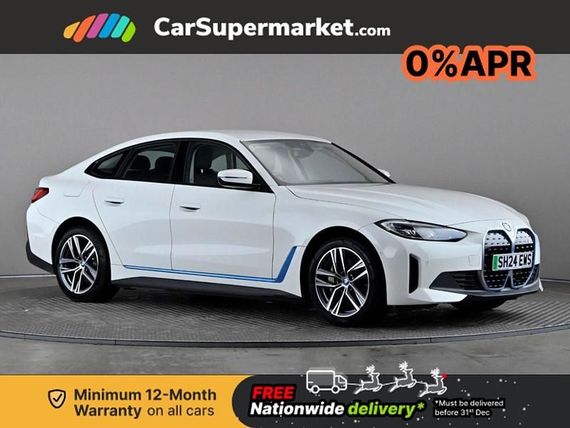 White Used 2024 BMW i4 Sport Line Sedan | £37,097 - Image 1/3