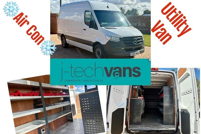 White Used 2021 Mercedes Sprinter Progressive Van | £15,995 (Good price) - Image 1/4