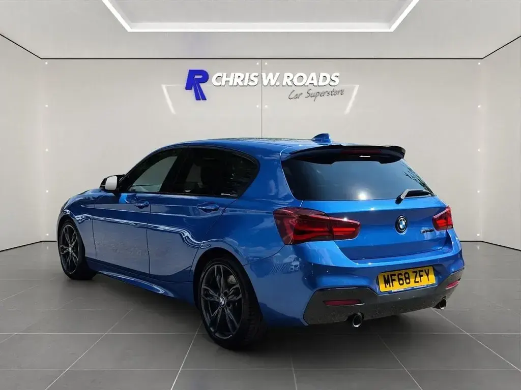 Used BMW M140 M Sport 335 HP (246 kW) 2018 Blue Hatchback