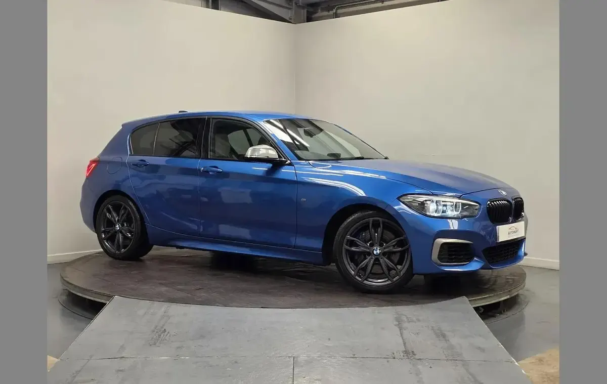 Used BMW M140 M Sport 334 HP (245 kW) 2018 Blue Hatchback
