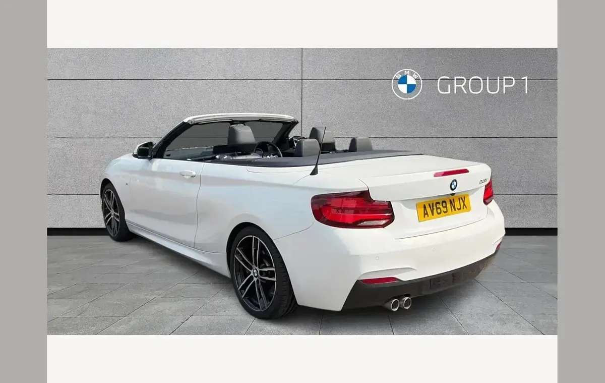 Used BMW 220 M Sport 184 HP (135 kW) 2019 White Cabriolet