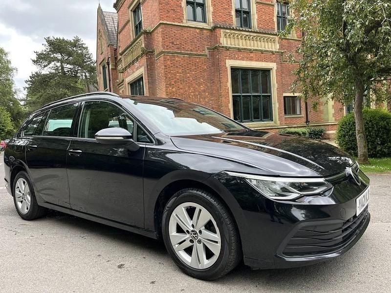 Black Used 2021 VW Golf VIII Life Estate | £10,481 - Image 1/4