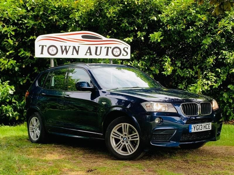 Blue Used 2013 BMW X3 M Sport SUV | £7,290 (Good price) - Image 1/3