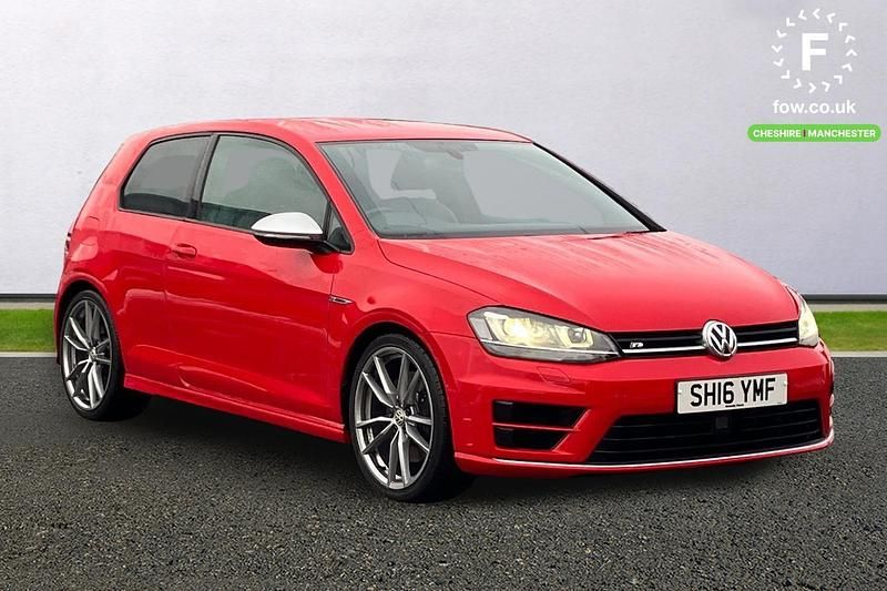 Red Used 2016 VW Golf VII R Hatchback | £19,299 (Fair price) - Image 1/3