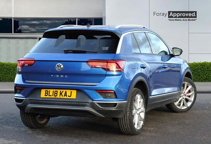 Used VW T-Roc SEL 2018 Blue SUV