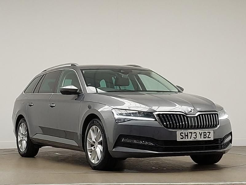 Grey Used 2023 Skoda Superb SE Technology Estate | £25,498 (Fair price) - Image 1/4