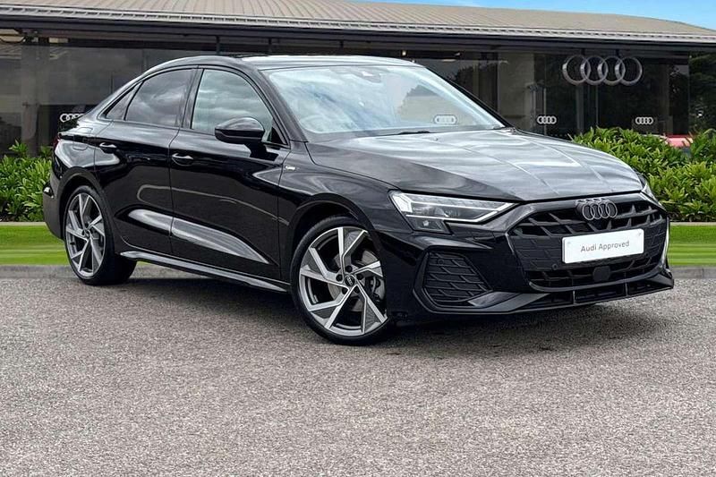 Black Used 2025 Audi A3 Black Edition Sedan | £30,850 (Expensive) - Image 1/4